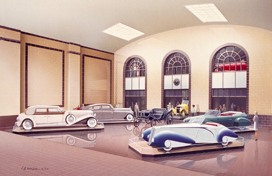 Saratoga Automobile Museum, Saratoga Springs, NY. Suite 

of 2 L.H.Barker (c) 2000. All rights reserved.