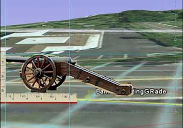 Bladensburg battle 18# cannon  size