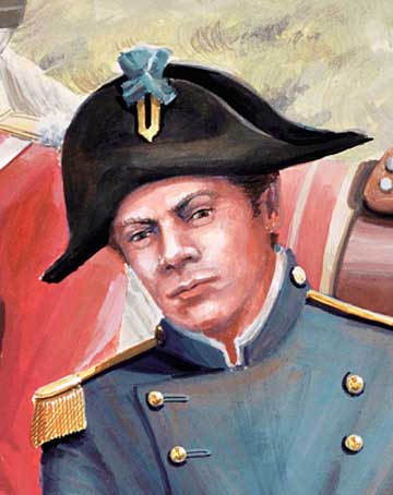 Captain Wainwright,  "Embrace of the Enemies", Battle of Bladensburg detail