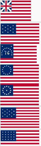 early American flag designs
