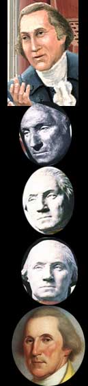 faces of George Washington